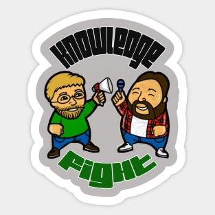 Knowledge Fight Sticker